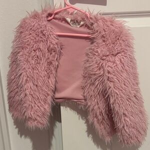 H&M Kids Fluffy Pink Jacket
